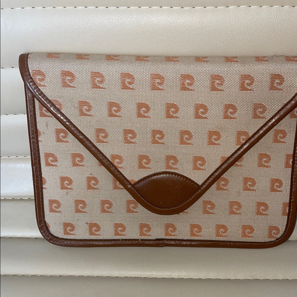 Pierre Cardin Women's Envelope  Bag in Beige and Brown